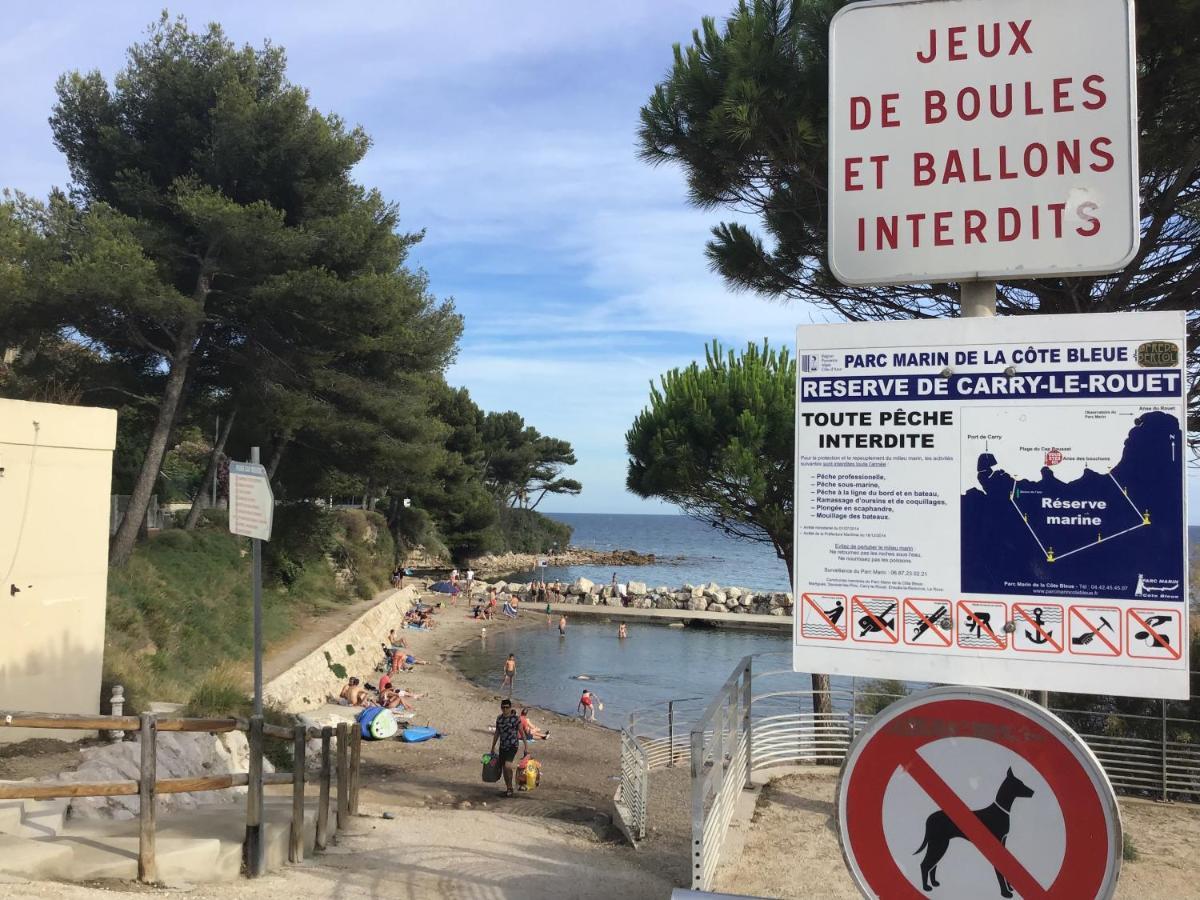 Studio Plage Du Cap Rousset Carry-le-Rouet Exterior photo